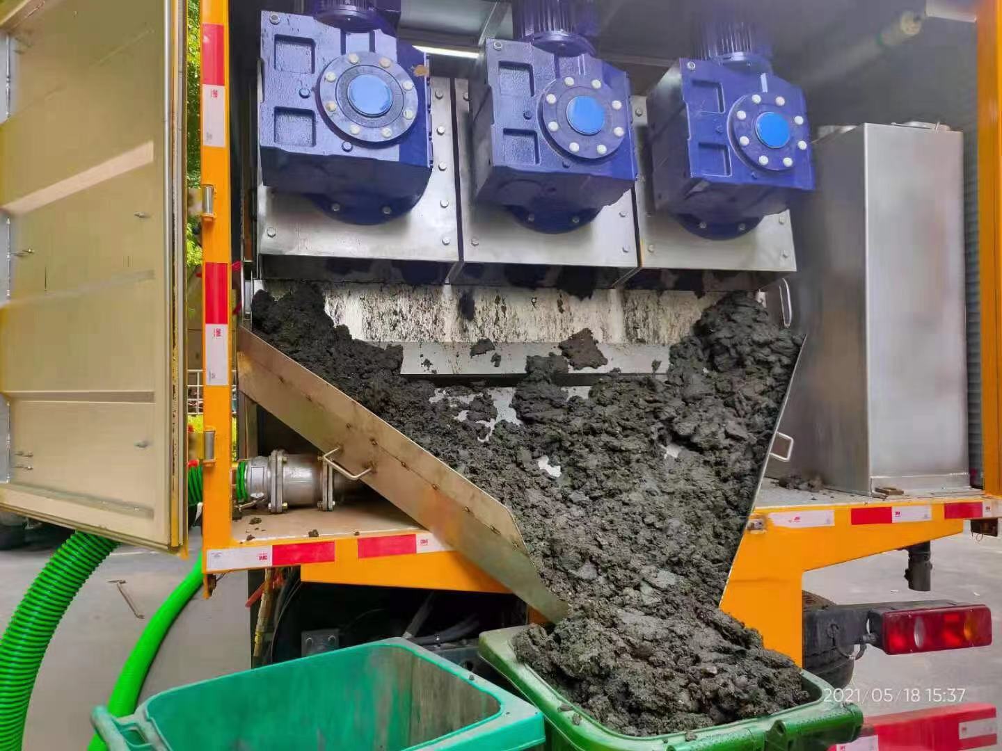 麻山化粪池清掏城市维护站-泥浆净化干湿分离处理